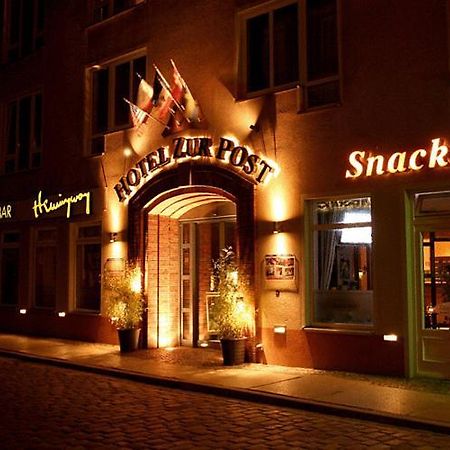 Altstadt Hotel Zur Post Штральзунд Экстерьер фото